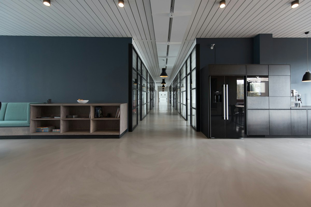 Completed commercial office interior